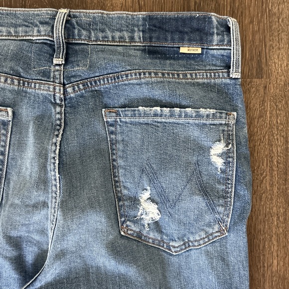Mother Superior Jeans The Tomcat Playing With Scissors Sz 32 Med Blue Distressed - Picture 12 of 12